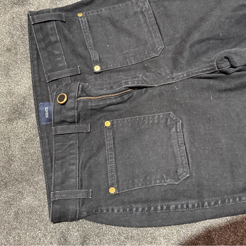 Khaite cropped black denim pants - Picture 4 of 6